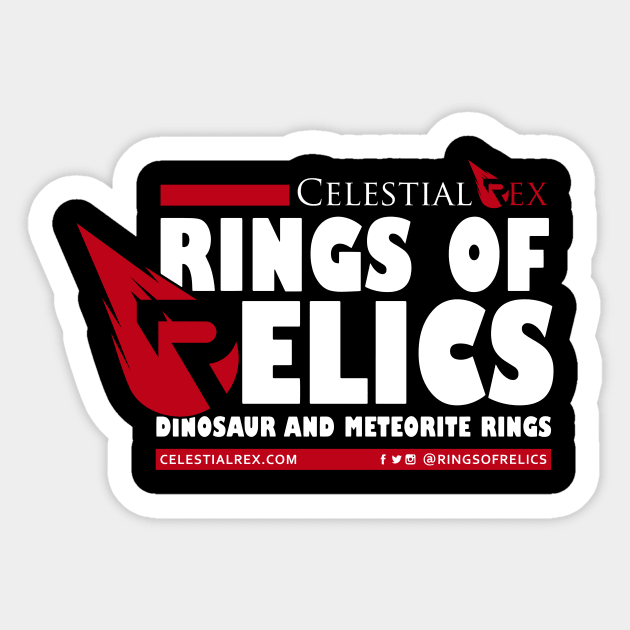 Rings of Relics Sticker by radbadchad